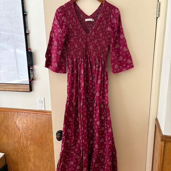 Christy Dawn Floral Smocked Maxi Dress - Size XS/S - Picture 3 of 5
